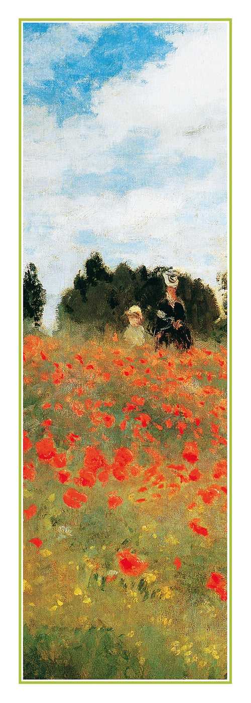 PGM Claude Monet Field of Poppies Art Print 25x70cm | Yourdecoration.com
