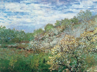 Claude Monet BÃ¤ume in BlÃ¼te Art Print 80x60cm | Yourdecoration.com