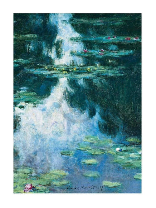 Claude Monet Water Lilies Art Print 60x80cm | Yourdecoration.com