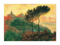 Claude Monet The Church at Varengeville Art Print 80x60cm | Yourdecoration.com