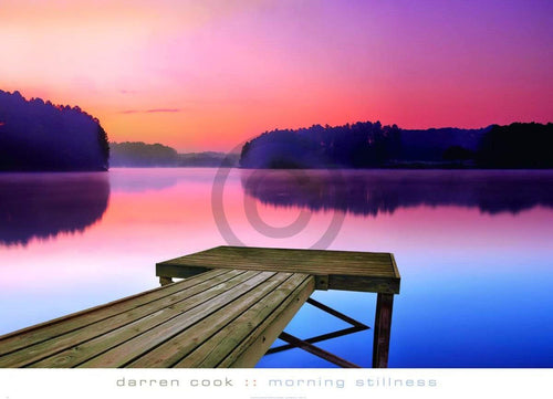 Darren Cook Morning Stillness Art Print 91x66cm | Yourdecoration.com