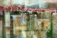 Douglas Tuscan Hillside Art Print 91x61cm | Yourdecoration.com