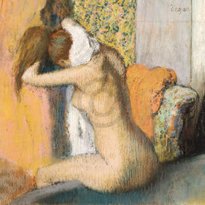 Edgar Degas Frau nach dem Bade Art Print 80x60cm | Yourdecoration.com