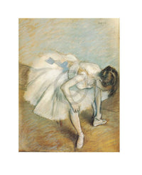 Edgar Degas Danseuse nouant son brodequin Art Print 24x30cm | Yourdecoration.com