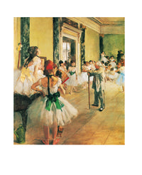 Edgar Degas La classe de danse Art Print 24x30cm | Yourdecoration.com