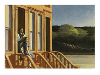 PGM Edward Hopper Sunlight on Brownstones Art Print 40x30cm | Yourdecoration.com