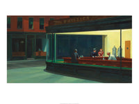 Edward Hopper Nighthawks Art Print 80x60cm | Yourdecoration.com