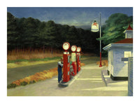 PGM Edward Hopper Gas Art Print 40x30cm | Yourdecoration.com