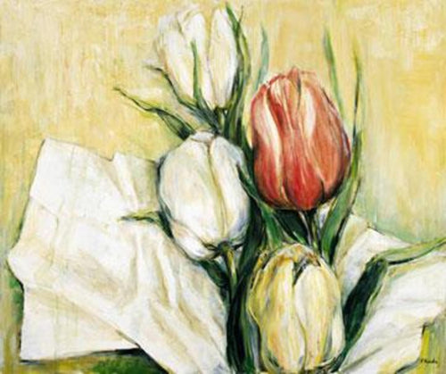 Elisabeth Krobs Tulipa Antica Art Print 117x98cm | Yourdecoration.com