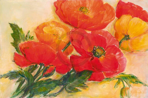 Elisabeth Krobs Splendid Poppies Art Print 100x70cm | Yourdecoration.com