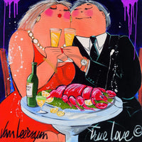 El van Leersum True Love Art Print 70x70cm | Yourdecoration.com