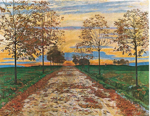 Ferdinand Hodler Herbstabend 1892 Art Print 60x48cm | Yourdecoration.com