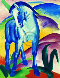 Franz Marc Blaues Pferd I Art Print 70x90cm | Yourdecoration.com
