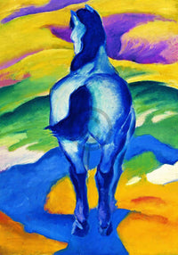 Franz Marc Blaues Pferd II Art Print 70x100cm | Yourdecoration.com