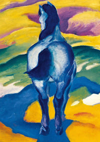 Franz Marc Blaues Pferd II Art Print 21x29.7cm | Yourdecoration.com