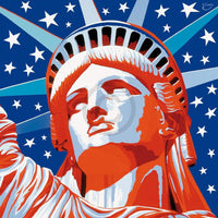Vladimir Gorsky Statue of Liberty Art Print 85x85cm | Yourdecoration.com