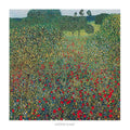 Gustav Klimt Campo di papaveri Art Print 70x70cm | Yourdecoration.com