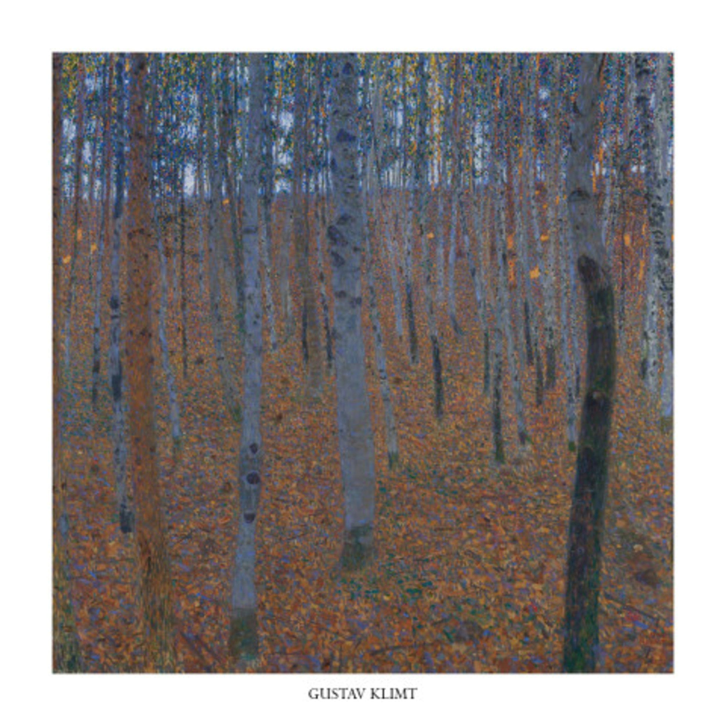 Gustav Klimt Faggeto Art Print 70x70cm | Yourdecoration.com