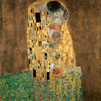 Gustav Klimt Der KuÃŸ Art Print 98x98cm | Yourdecoration.com