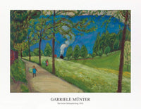 Gabriele MÃ¼nter Der letzte Schnauferlzug 1924 Art Print 90x70cm | Yourdecoration.com