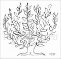 Henri Matisse Le platane Art Print 100x100cm | Yourdecoration.com
