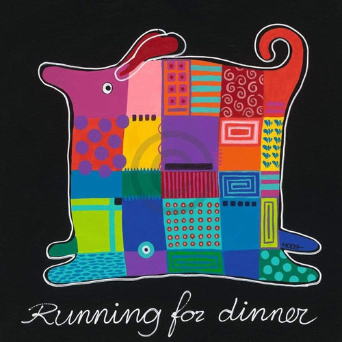 Hope Running for dinner Art Print 50x50cm | Yourdecoration.com