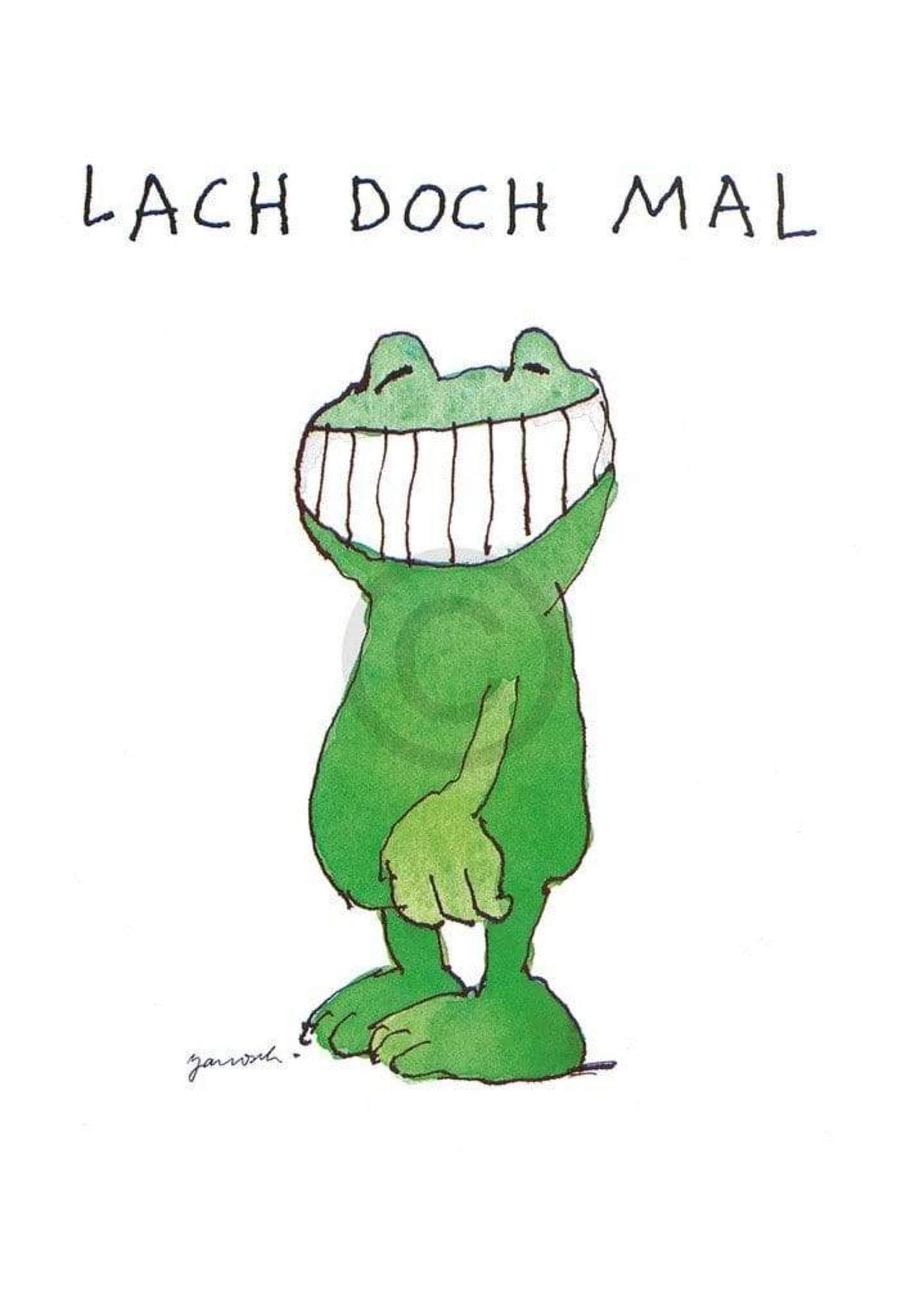 Janosch Lach doch mal Art Print 48x58cm | Yourdecoration.com