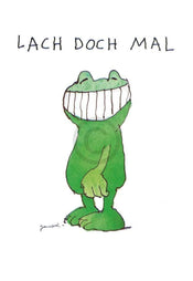 Janosch Lach doch mal Art Print 48x58cm | Yourdecoration.com
