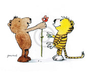 Janosch Blumengruß Art Print 58x48cm | Yourdecoration.com