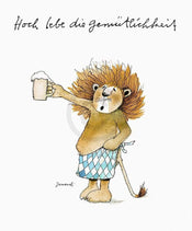 Janosch Gemütlichkeit Art Print 48x58cm | Yourdecoration.com