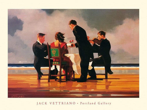 Jack Vettriano Elegy for The Dead Admiral Art Print 80x60cm | Yourdecoration.com