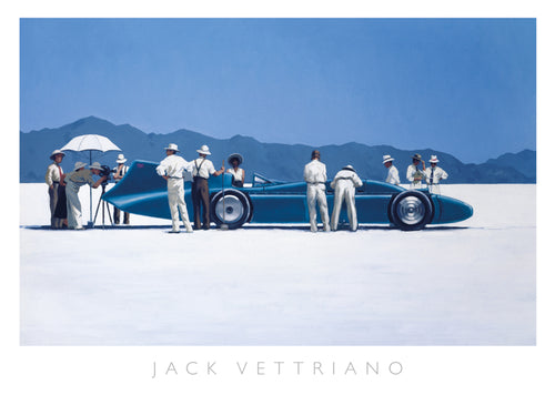 Jack Vettriano Bluebird at Bonneville Art Print 70x50cm | Yourdecoration.com