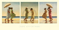 Jack Vettriano Summer Days Triptychon Art Print 70x36cm | Yourdecoration.com