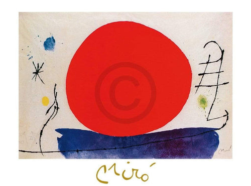 Joan Miro Senzo titolo, 1967 Art Print 80x60cm | Yourdecoration.com