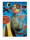 Joan Miro Les echelles en roue Art Print 60x80cm | Yourdecoration.com