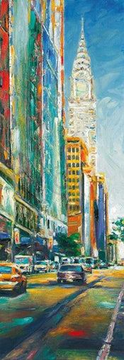 Jürgen Schmiedekampf Leaving Bryant Park Art Print 34x99cm | Yourdecoration.com