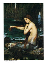 John William Waterhouse A Mermaid Art Print 60x80cm | Yourdecoration.com