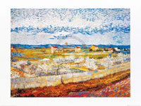 Vincent Van Gogh Pesco in fiore Art Print 80x60cm | Yourdecoration.com
