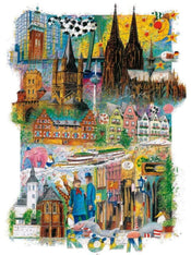 Klaus D. Schiemann Köln Art Print 30x40cm | Yourdecoration.com