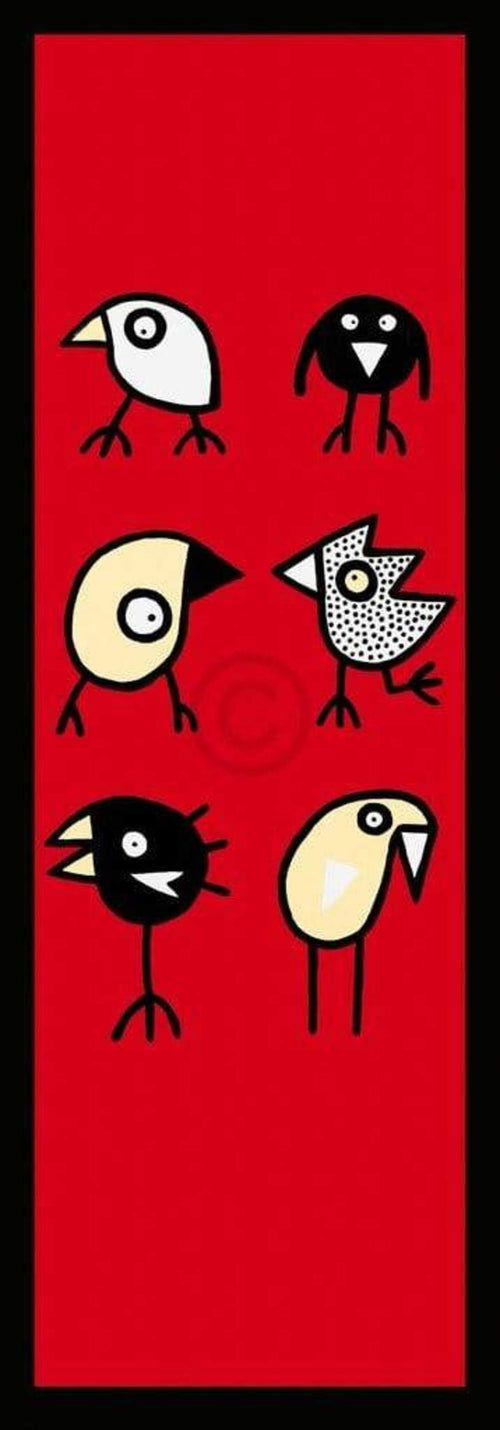 Birdman Hans Lan Happy together Art Print 35x100cm | Yourdecoration.com