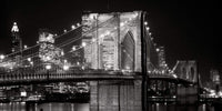 Jet Love Brooklyn Bridge at Night, 1982 Art Print 91x45cm | Yourdecoration.com