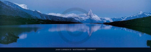 John Lawrence Matterhorn, Zermatt Art Print 95x33cm | Yourdecoration.com