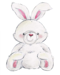 Makiko Rabbit Art Print 24x30cm | Yourdecoration.com