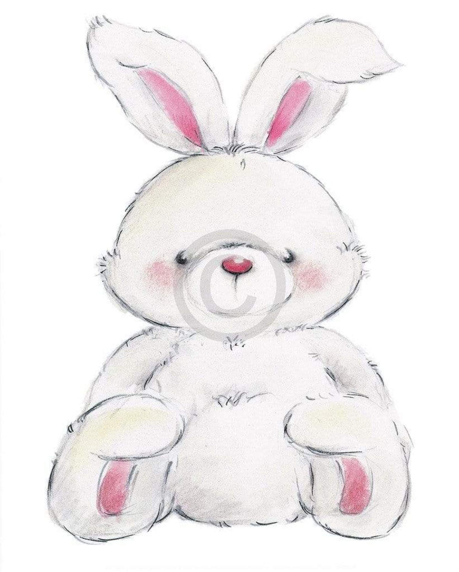 Makiko Rabbit Art Print 24x30cm | Yourdecoration.com