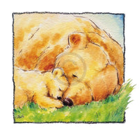 Makiko Mother Bear's Love II Art Print 30x30cm | Yourdecoration.com