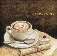 Mepas G.P. Cappuccino Art Print 40x40cm | Yourdecoration.com