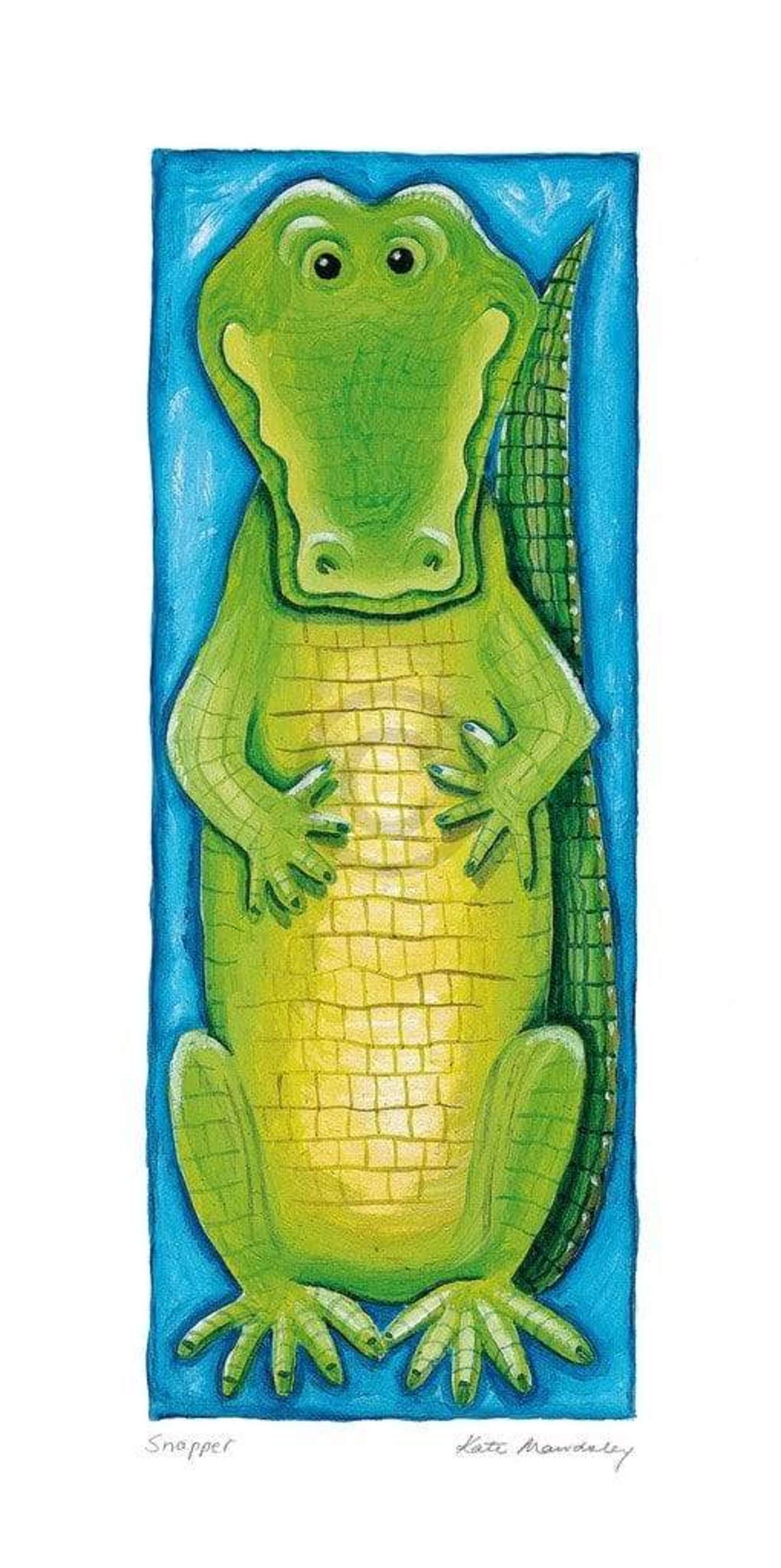 Kate Mawdsley Snapper Art Print 15x30cm | Yourdecoration.com
