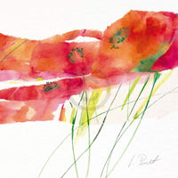 Marta Peuckert Modern Poppy V Art Print 21x21cm | Yourdecoration.com