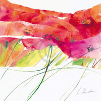 Marta Peuckert Modern Poppy VI Art Print 21x21cm | Yourdecoration.com