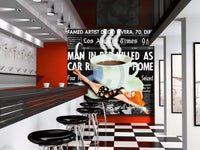 Marcel Terrani Give me all your coffee Art Print 70x70cm | Yourdecoration.com